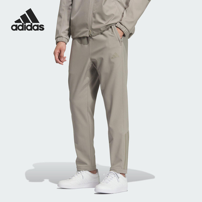 Adidas/阿迪达斯正品2025冬季款男士日常松紧腰修身长裤KQ8527