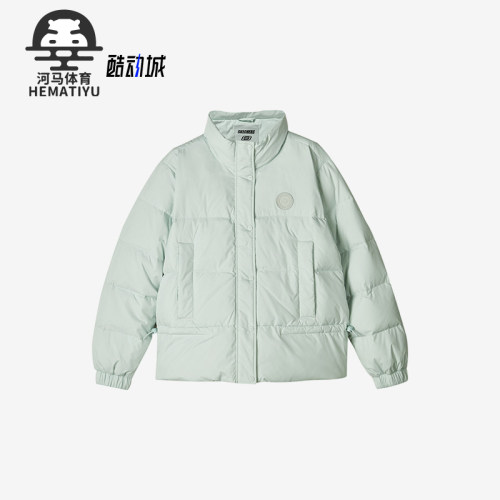 斯凯奇女士时尚经典立领羽绒服