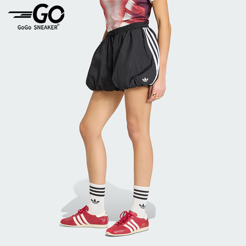 Adidas/阿迪达斯正品三叶草女士透气休闲运动梭织时尚短裤KY5067