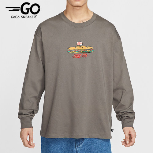 Nike/耐克正品春季新款男士经典印花宽松透气长袖T恤HJ0807-289