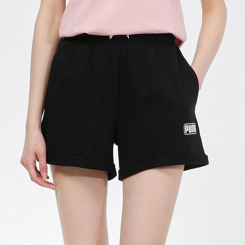 Puma/彪马正品当季新款运动休闲健身女子短裤五分裤 845873-01