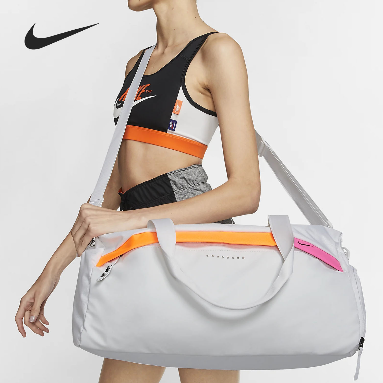 Nike/耐克正品春季新款女子休闲训练运动单肩斜挎包CU1489