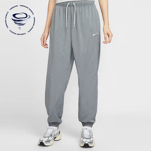 Nike/耐克正品OVERSIZE女士梭织运动经典束脚宽松长裤IH0827-091