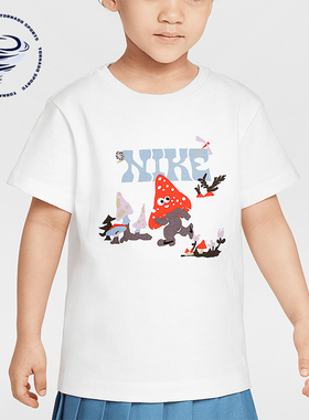 Nike/耐克正品Ringlet小童圆领休闲日常经典透气短袖IM4496-100