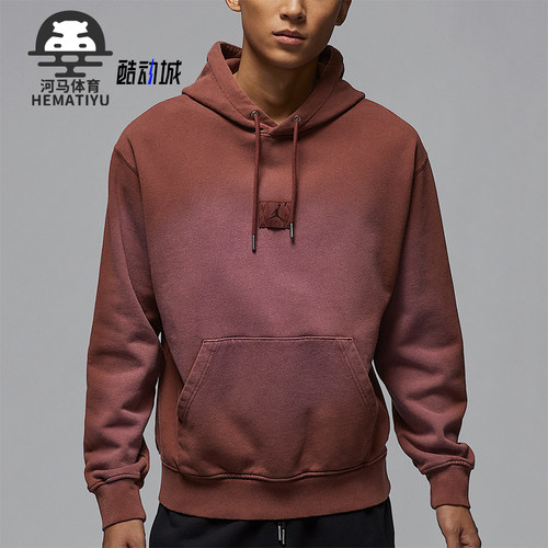 Nike/耐克正品JORDAN男士薄绒套头连帽时尚卫衣FV7250-231