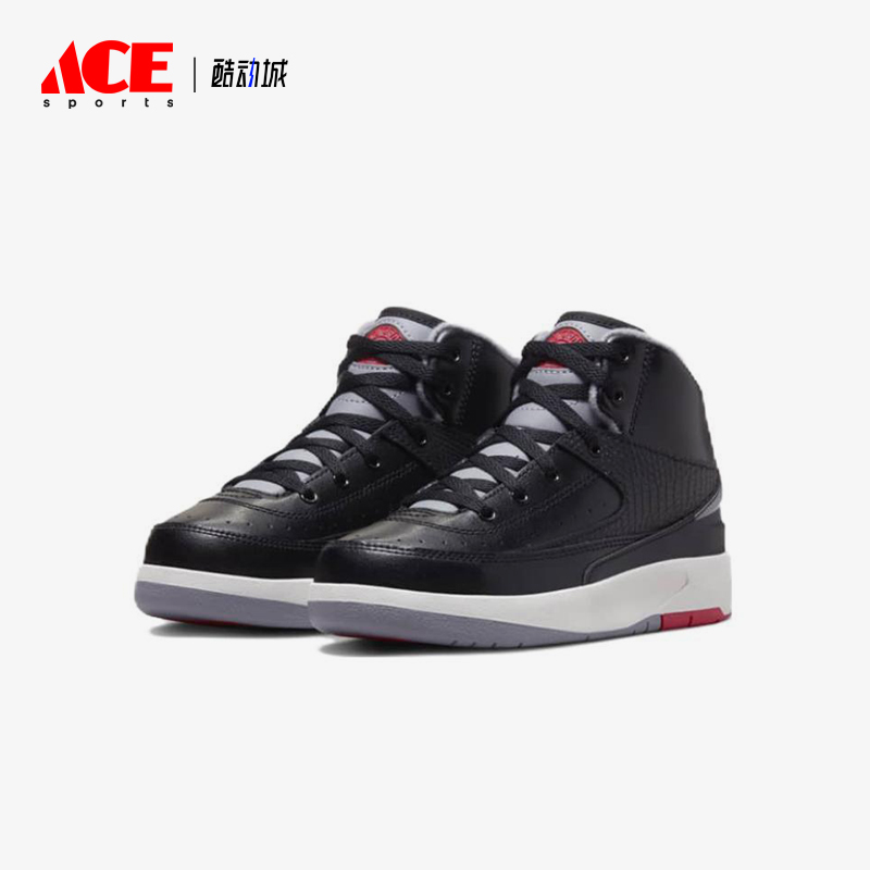 Nike/耐克正品JORDAN小童系带高帮缓震运动耐磨篮球鞋DQ8564-001