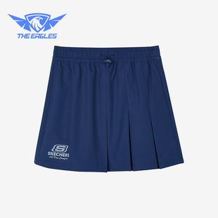 儿童户外印花梭织透气休闲裤 Skechers 新款 夏季 裙 斯凯奇正品