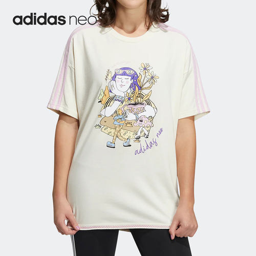 Adidas/阿迪达斯女子运动短袖