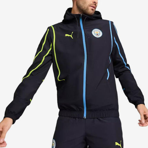 PUMA彪马正品Manchester City SS24男款连帽舒适夹克777580-24