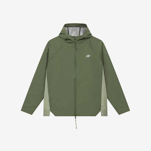 New Balance/NB正品新款男女防泼水运动连帽夹克外套NAE37011-KH
