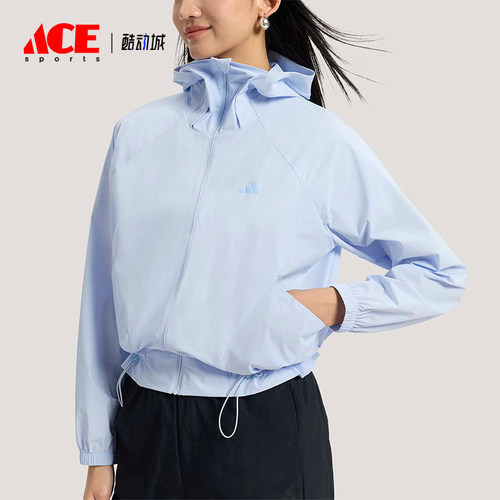 Adidas/阿迪达斯正品SFL WV JKT2女士宽松经典凉感运动外套KH2711