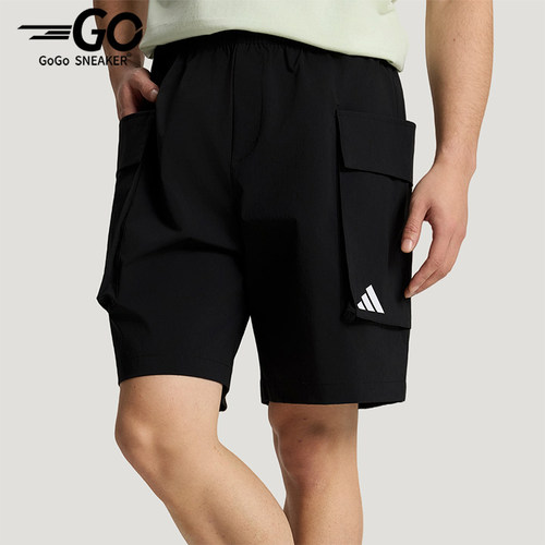 Adidas/阿迪达斯正品M WOVEN SHORTS男士梭织宽松经典短裤KX4874