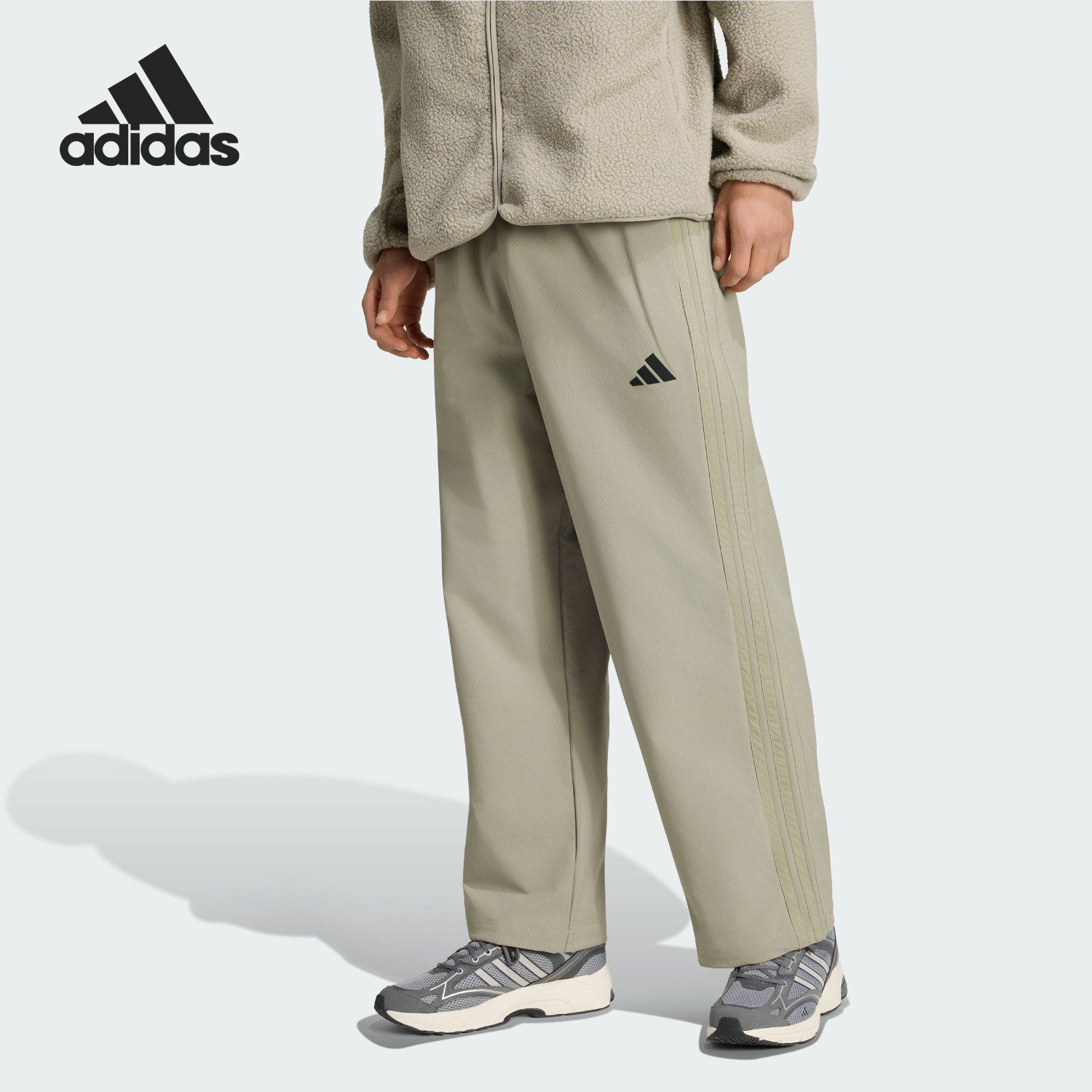 Adidas阿迪达斯正品运动裤男保暖轻便舒适日常出行运动长裤KT0503