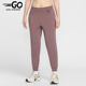耐克正品 Dri FIT女士运动中腰束脚简约干爽长裤 Nike HQ8185 502