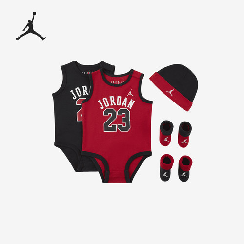 Nike/耐克正品JORDAN新款婴童运动休闲连体衣套装DJ4370-687