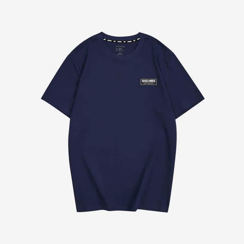 Skechers/斯凯奇正品年夏季新款男子休闲运动短袖T恤 L321M076