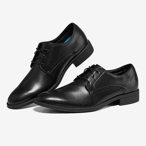 Skechers/斯凯奇正品新款时尚男子商务正装耐磨休闲运动皮鞋
