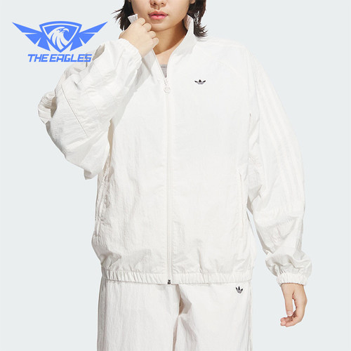 阿迪达斯女士运动简约外套