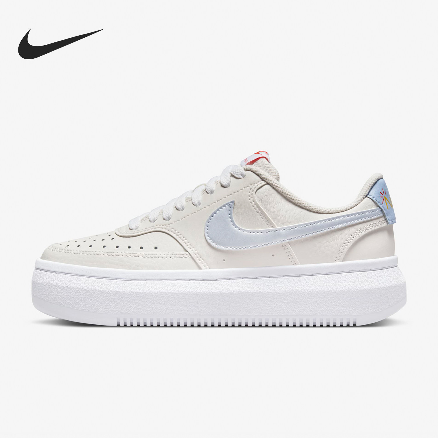 Nike/耐克官方正品秋季新款女士时尚厚底耐磨运动板鞋DV2176-001