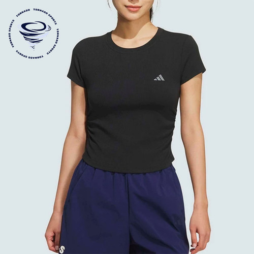 Adidas/阿迪达斯正品圆领套头短款短袖T恤经典新款短袖T恤KH2653