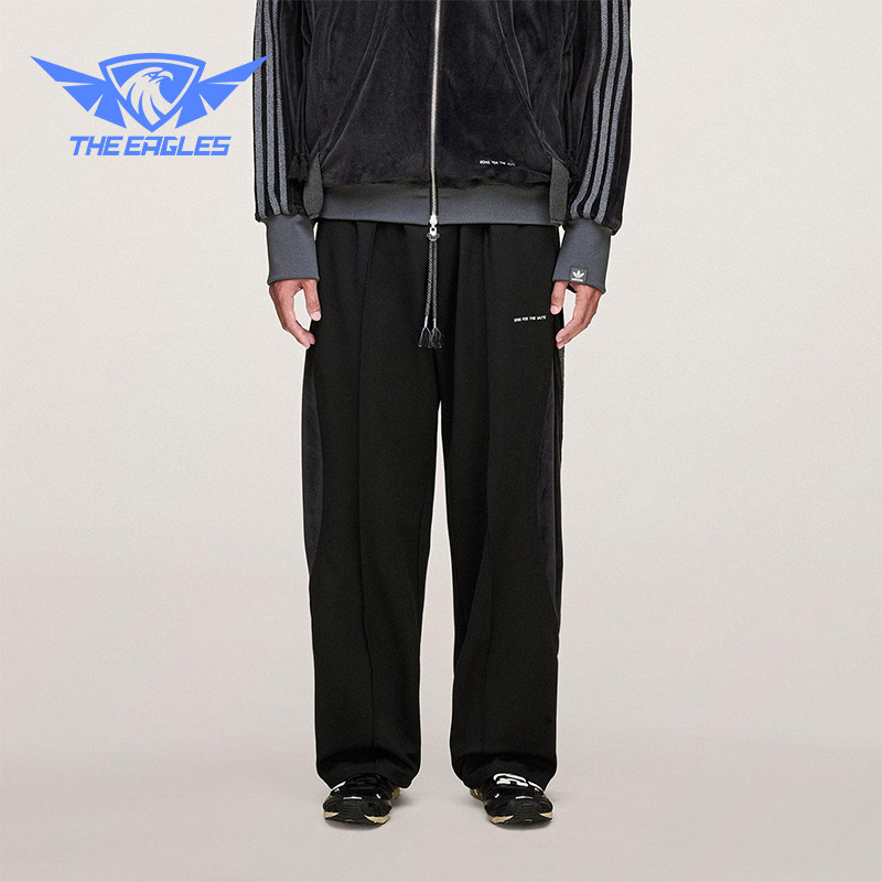 Adidas/阿迪达斯正品三叶草男女日常梭织条纹休闲运动裤KC0323