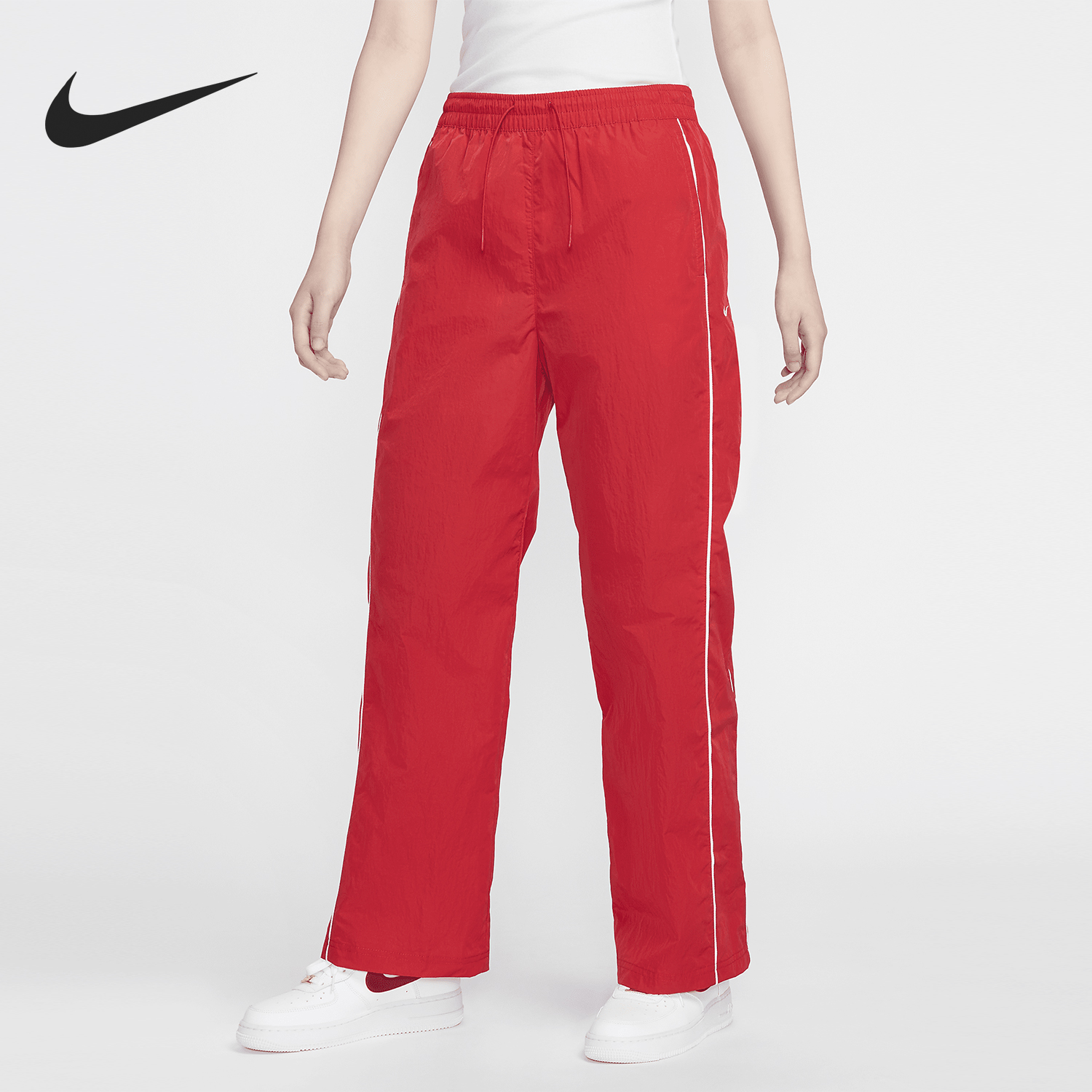 Nike/耐克官方正品新款女士梭织防晒透气宽松运动长裤FV7656-657