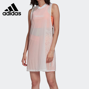阿迪达斯正品 DRESS 当季 三叶草 女子运动连衣裙FL4140 新款 Adidas