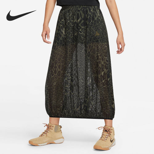 Nike/耐克正品当季新款女子户外运动网眼长裙DB4106-355