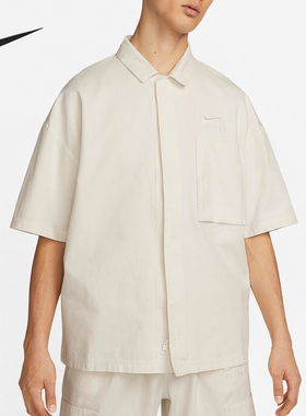Nike/耐克正品当季新款男士翻领宽松短袖衬衫DX7869-133