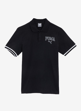 Puma/彪马正品2024新款男士运动休闲夏季短袖Polo衫685574-01