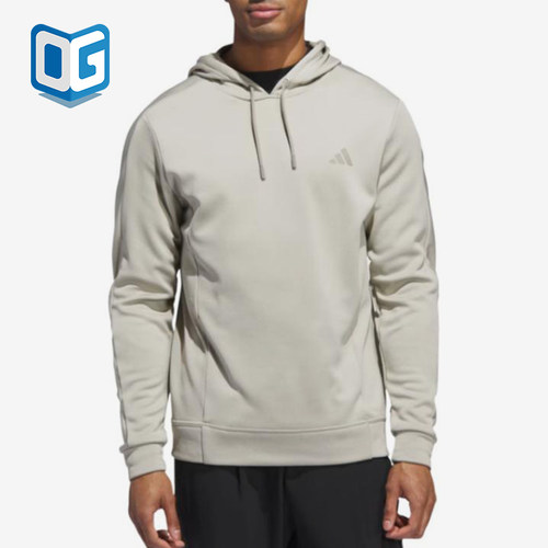Adidas/阿迪达斯正品达斯纯色连帽长袖男经典保暖简约卫衣JW3452