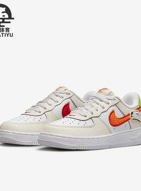 Nike/耐克正品 Force 1 LV8 (PS)新款儿童运动休闲板鞋FJ4888-181