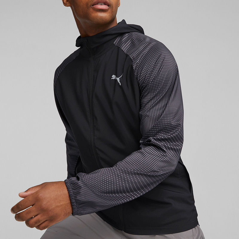 Puma/彪马官方正品新款男士运动透气耐穿连帽夹克外套524221-01