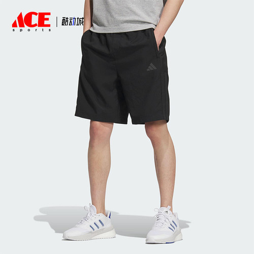 Adidas/阿迪达斯正品2025夏季款男士日常经典梭织运动短裤KC2881