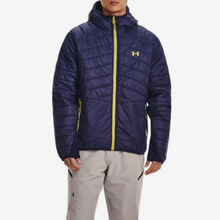 安德玛正品 复古拉链棉服1375447 Active Jkt男士 558 Hybrid