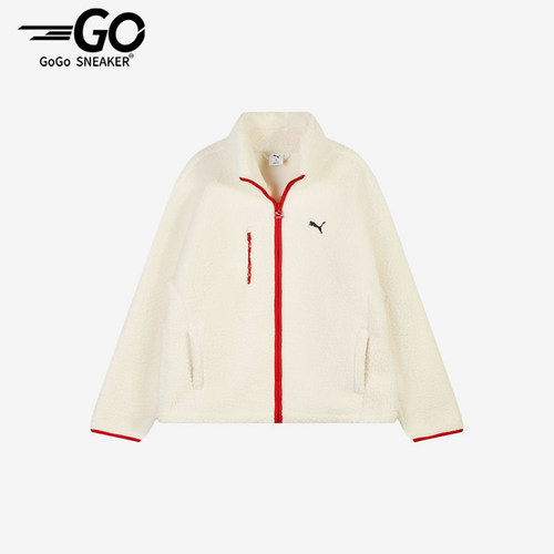 Puma/彪马正品SHERPA FZ男士拉链宽松长袖绒感外套694990-18