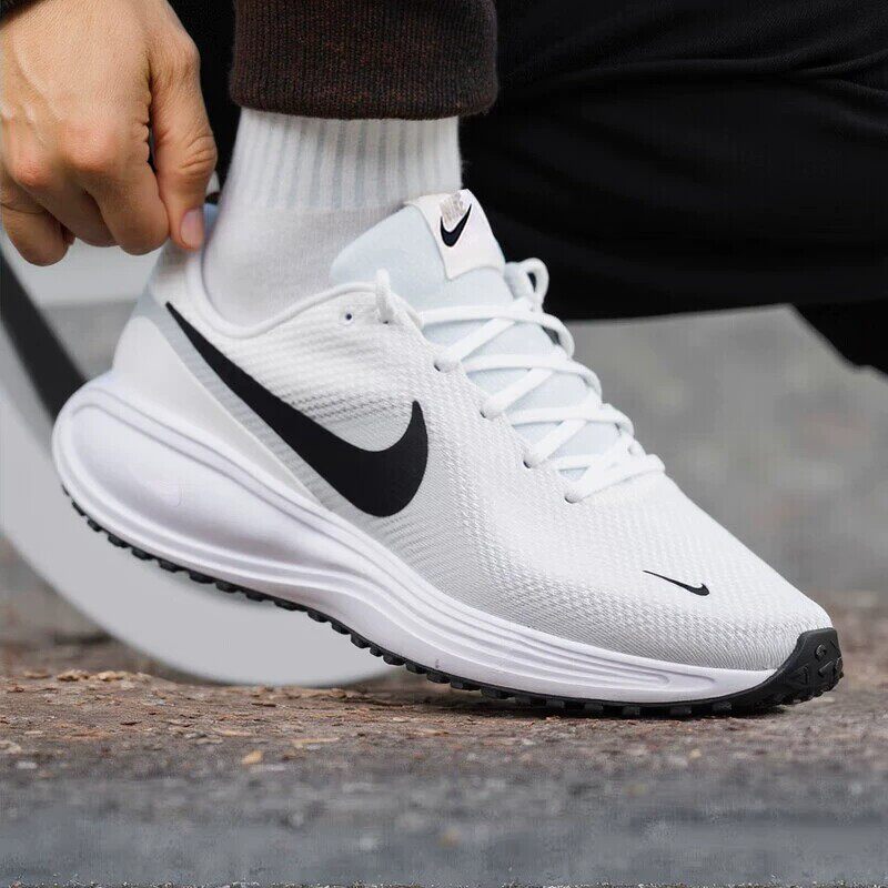 Nike耐克跑步鞋男鞋夏季新款白色运动鞋舒适网面透气缓震运动鞋