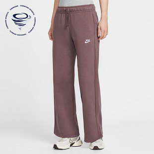 耐克正品 FB2728 2025冬季 女士日常针织刺绣直筒长裤 502 款 Nike