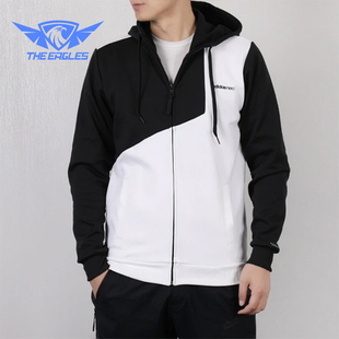 运动时尚 neo男士 轻盈宽松透气夹克外套DM2170 阿迪达斯正品 Adidas