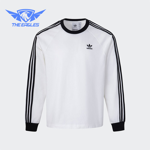 Adidas/阿迪达斯正品三叶草男士简约运动户外休闲长袖KE5825