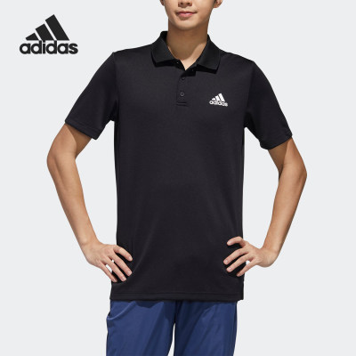 Adidas/阿迪达斯正品当季新款男子训练运动短袖POLO衫 GL0483