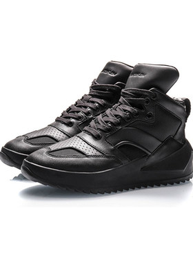 LINING李宁CF休闲鞋女鞋新款板鞋中帮百搭潮流运动鞋AGCQ194