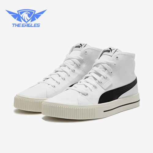 Puma/彪马正品夏季款男女日常高帮系带耐磨运动休闲板鞋385847-01
