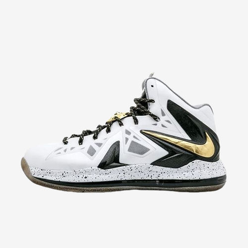 Nike耐克正品LeBron 10男中帮耐磨防滑轻便篮球鞋579834-100