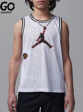 Nike/耐克正品JORDAN大童针织斑点透气经典无袖球衣II3095-100