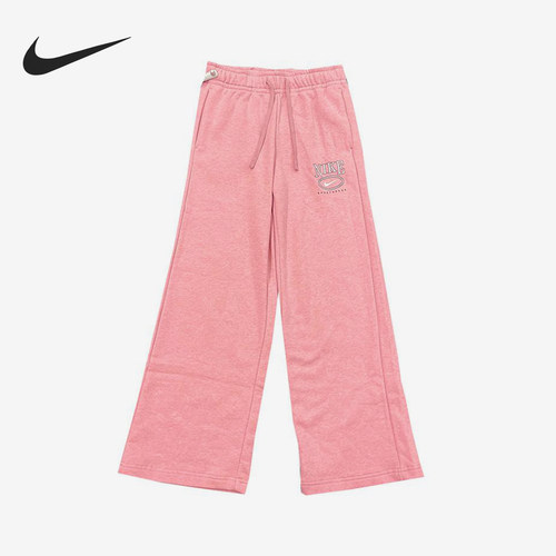 Nike/耐克正品新款女士直筒阔腿针织宽松高腰长裤HJ0870-699