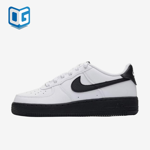 Nike/耐克正品AirForce1新款儿童白黑色经典校园板鞋CT3839-121