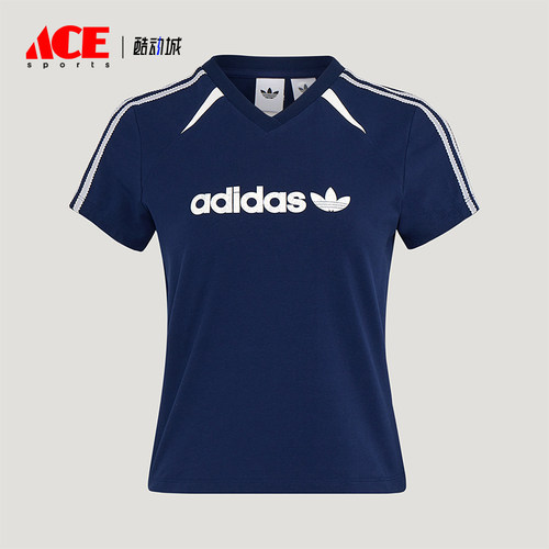 Adidas/阿迪达斯正品三叶草BLKTWT-SHIRT新款女经典短袖T恤KU4762