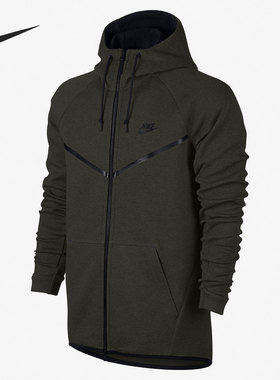 Nike/耐克正品春季新款男子时尚宽松连帽针织外套805145-355