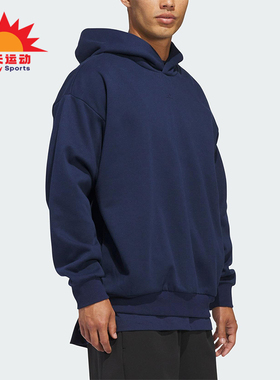 Adidas/阿迪达斯正品2025冬季款男女日常连帽套头运动卫衣KB7550